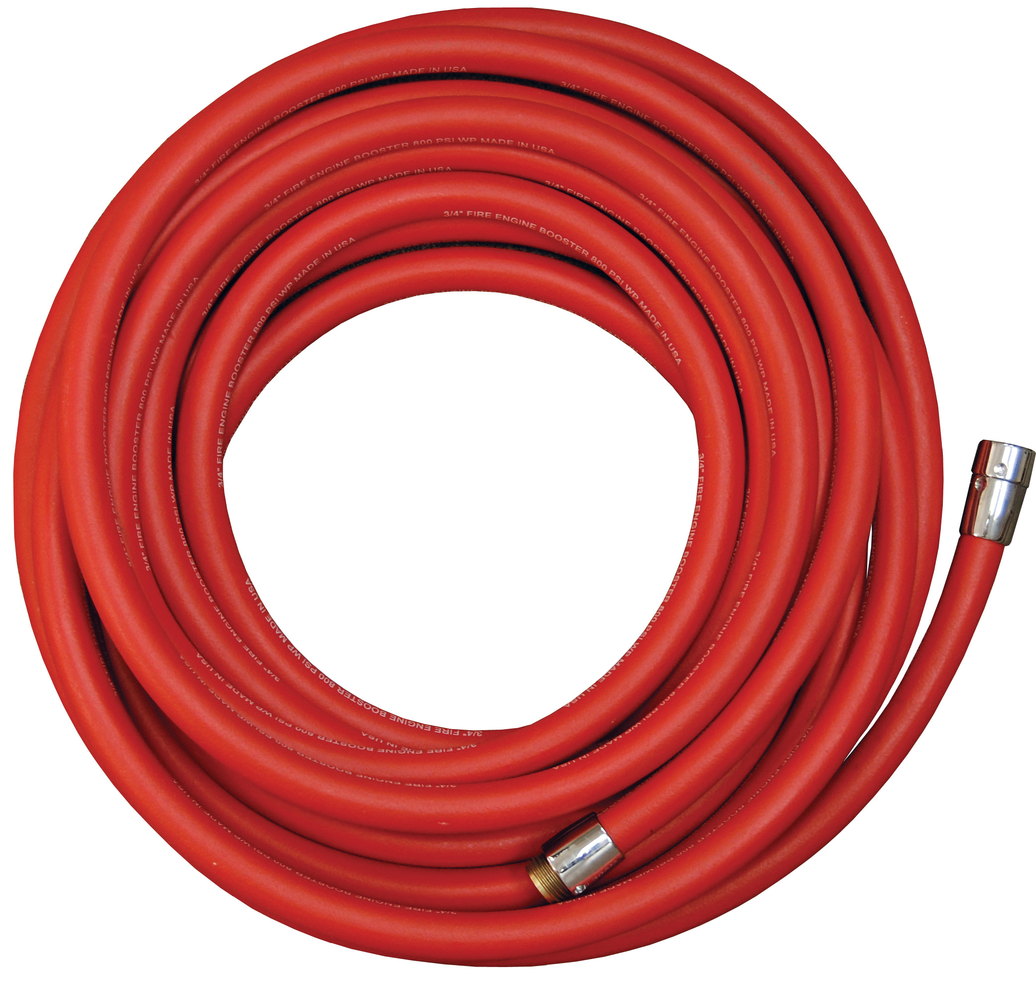 NON-COLLAPSIBLE CHEMICAL BOOSTER FIRE HOSE